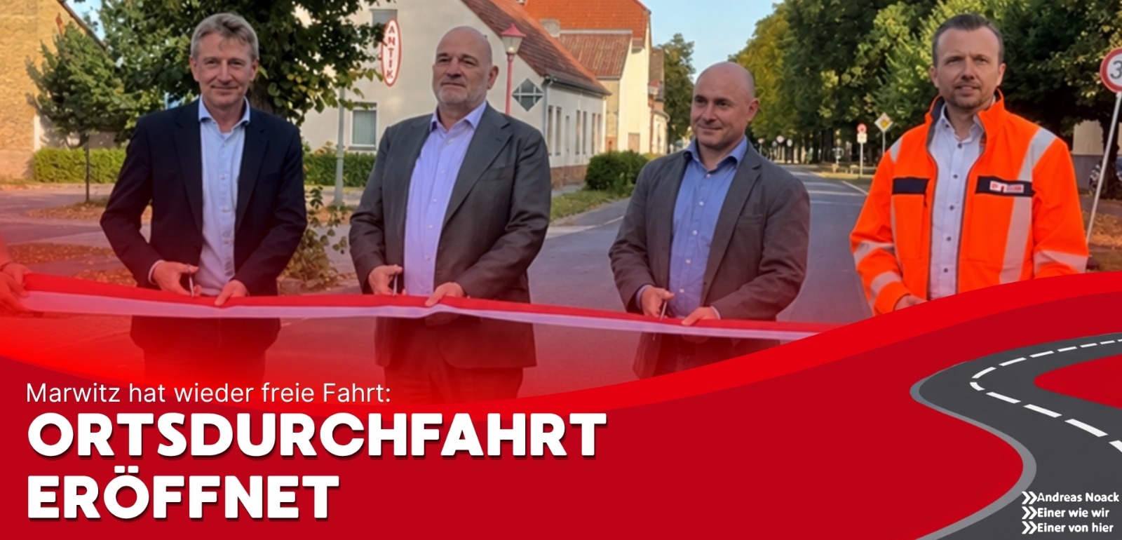 Ortsdurchfahrt Marwitz eröffnet