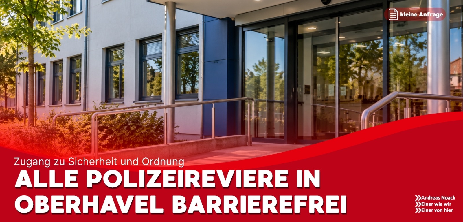 Alle Polizeireviere in Oberhavel barrierefrei